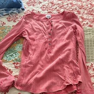 BKE Women's Coral Long Sleeve Tee